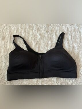 Old Navy Black Front-Zip Wireless Bra